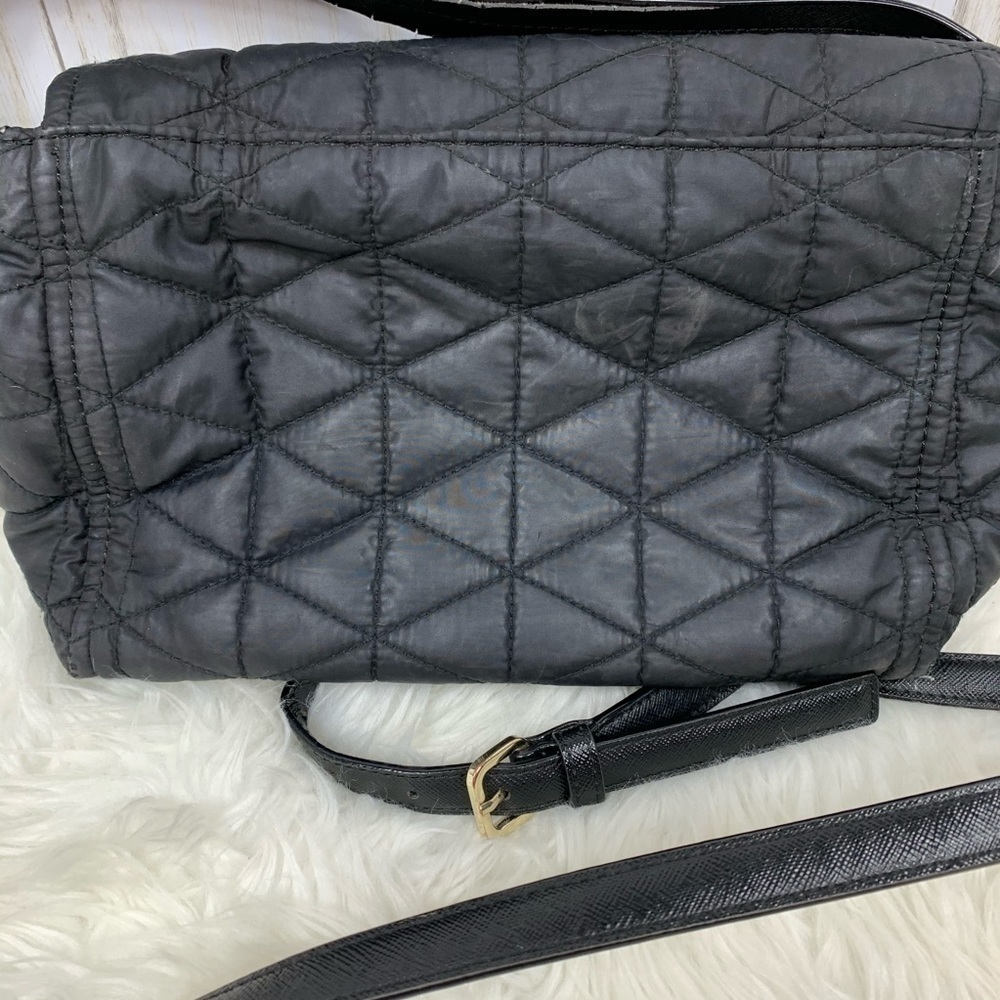 Kate Spade Quilted Flap Purse – Black – Convertible Shoulder/Handbag - Picture 6 of 8